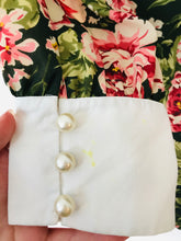 Load image into Gallery viewer, Zara Women’s Floral Tie Blouse Shirt | L UK14 | Green Pink