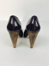 Load image into Gallery viewer, Topshop Women's Patent Court Heels | EU39 UK6 | Purple