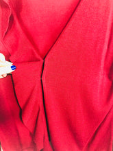 Load image into Gallery viewer, InWear Women's Cotton Ruffle Cardigan | L UK14 | Red