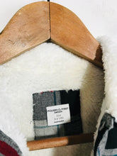 Load image into Gallery viewer, Polarn O. Pyret Kid's Check Fleece Lined Button-Up Shirt | 3-4 Years | Multicoloured