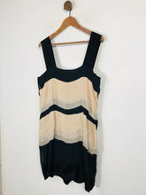 Load image into Gallery viewer, Philosophy Di Alberta Ferretti Women's Silk Pleated Mini Dress | UK14 | Multicoloured