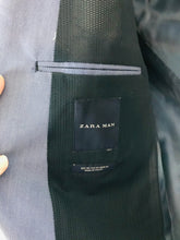 Load image into Gallery viewer, Zara Man Men’s Tailored Fit Suit Jacket Blazer NWT | EU50 UK40 L | Blue