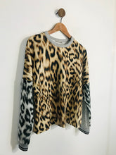 Load image into Gallery viewer, Zara Women's Long Sleeve Leopard Print T-Shirt | M UK10-12 | Multicoloured