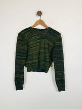 Load image into Gallery viewer, American Apparel Women's Cotton Cropped Jumper | M UK10-12 | Multicoloured