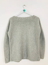 Load image into Gallery viewer, Boden Women’s Wide Neck Wool Jumper | M UK12 | Grey
