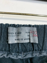 Load image into Gallery viewer, Zara Kid's Cotton High Waist Casual Trousers | 13/14 Years | Blue
