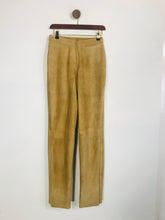 Load image into Gallery viewer, Jaeger Women's Suede Casual Trousers | UK8 | Beige