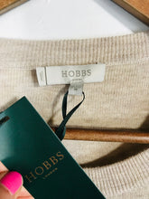 Load image into Gallery viewer, Hobbs Women's Ruffle Short Sleeve Jumper NWT | M UK10-12 | Beige