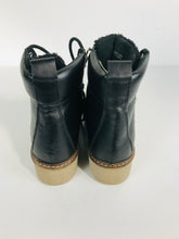 Load image into Gallery viewer, Shoe the Bear Women's Leather Platform Boots | EU37 UK4 | Black