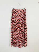 Load image into Gallery viewer, Traffic People Women’s Patterned Wide Leg Trousers | UK8 | Red