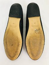 Load image into Gallery viewer, Bailarina By Ska Women’s Leather Flat Ballerina Shoes | 40 UK7 | Black