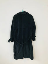 Load image into Gallery viewer, Current Elliot Charlotte Gainsbourg Womens Cord Trench Coat | 1 UK10-12 | Dark Navy