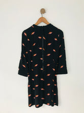 Load image into Gallery viewer, Bimba Y Lola Women’s Long Sleeve Lightning Bolt Mini Dress With Tags | M UK10-12 | Black