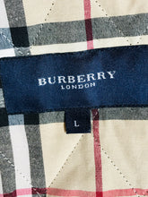 Load image into Gallery viewer, Burberry Men's Quilted Blazer Jacket | L | Black