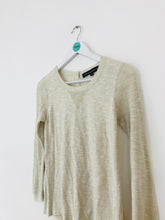 Load image into Gallery viewer, French Connection Women’s Sweater Blouse | XS UK4 | Beige