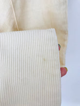 Load image into Gallery viewer, Whistles Women's Wide Leg Corduroy Trousers | UK12 | White Cream