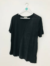 Load image into Gallery viewer, Whistles Women’s Asymmetric Oversized T-shirt | UK14 | Black