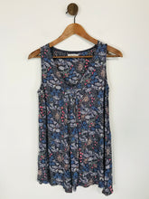 Load image into Gallery viewer, White Stuff Women's Floral Ruched Tank Top | UK10 | Purple