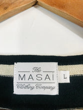 Load image into Gallery viewer, The Masai Women's Linen Striped Mini Dress | L UK14 | Multicolour