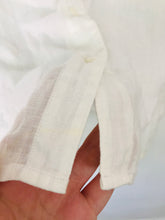 Load image into Gallery viewer, Jaeger Women's Linen Sleeveless Button-Up Shirt | UK16 | White