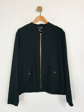 Load image into Gallery viewer, Frank Lyman Women's Lightweight Bomber Jacket | UK18 | Black
