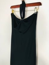 Load image into Gallery viewer, Wallis Women's Halter Neck Sheath Dress | UK10 | Black
