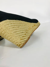 Load image into Gallery viewer, Clarks Women's Espadrille Wedge Heels | UK5 | Black