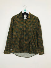 Load image into Gallery viewer, Ganesh Womens Patterned Corduroy Shirt | UK12 | Green