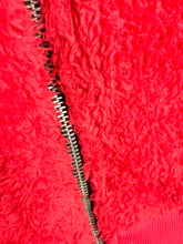 Load image into Gallery viewer, Urban Outfitters Women's Faux Fur Zip Bomber Jacket | S UK8 | Red