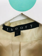 Load image into Gallery viewer, Theory Women’s Bomber Harrington Jacket | L | Beige