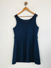 Load image into Gallery viewer, ModCloth Women's Ribbed Mini Dress | XL UK16 | Blue