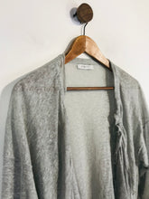 Load image into Gallery viewer, Crea Concept Women's Crop Waterfall Front Cardigan | EU44 UK16 | Grey