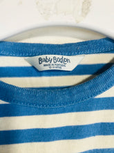 Load image into Gallery viewer, Boden Kid's Striped T-Shirt | 12-18 Months | Blue