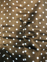 Load image into Gallery viewer, Sophia Pigozzi Women's Silk Polka Dot Midi Skirt | EU44 UK16 | Brown