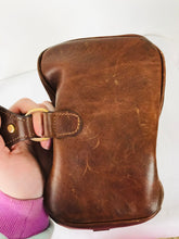 Load image into Gallery viewer, Mancini Leather Cross Body Backpack | Medium | Brown