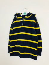 Load image into Gallery viewer, Ralph Lauren Kid’s Stripe Hoodie | Age 7 | Blue