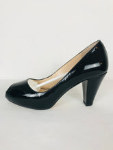 Load image into Gallery viewer, Unisa Womens Peep Toe Patent Heels | UK 6 | Black