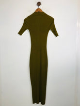Load image into Gallery viewer, Ted Baker Women's Knit Ribbed Bodycon Dress | S UK8 | Green