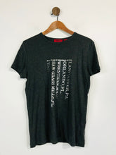 Load image into Gallery viewer, Hugo Hugo Boss Women's Graphic T-Shirt | M UK10-12 | Grey