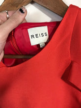 Load image into Gallery viewer, Reiss Women's High Neck Bodycon Dress | UK10 | Orange