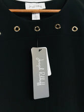 Load image into Gallery viewer, Joseph Ribkoff Women's High Neck Shift Dress NWT | UK14 | Black