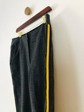 Load image into Gallery viewer, Sweaty Betty Women's Check Trousers Joggers | L | Grey