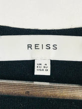 Load image into Gallery viewer, Reiss Women's Knit Long Sleeve Bodycon Dress | UK4 | Black