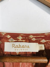 Load image into Gallery viewer, Rabens Saloner Women's Silk Metallic Blouse | XS UK6-8 | Pink