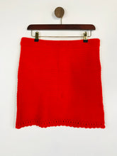 Load image into Gallery viewer, Asos Women's Knit Mini Skirt | UK12 | Red