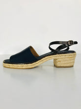 Load image into Gallery viewer, Bally Women's Espadrille Sandals | EU39 UK6 | Blue
