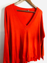 Load image into Gallery viewer, Mint Velvet Women's V-Neck Jumper | L UK14 | Orange