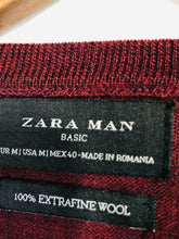 Load image into Gallery viewer, Zara Men's Wool Soft Jumper | M | Red