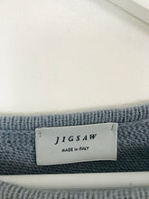 Load image into Gallery viewer, Jigsaw Women’s Wool Blend Poncho Shawl | One Size | Blue