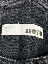 Load image into Gallery viewer, Topshop Women's Denim Pinafore Dress | UK8 | Grey